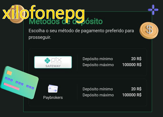 O cassino xilofonepgbet oferece uma grande variedade de métodos de pagamento